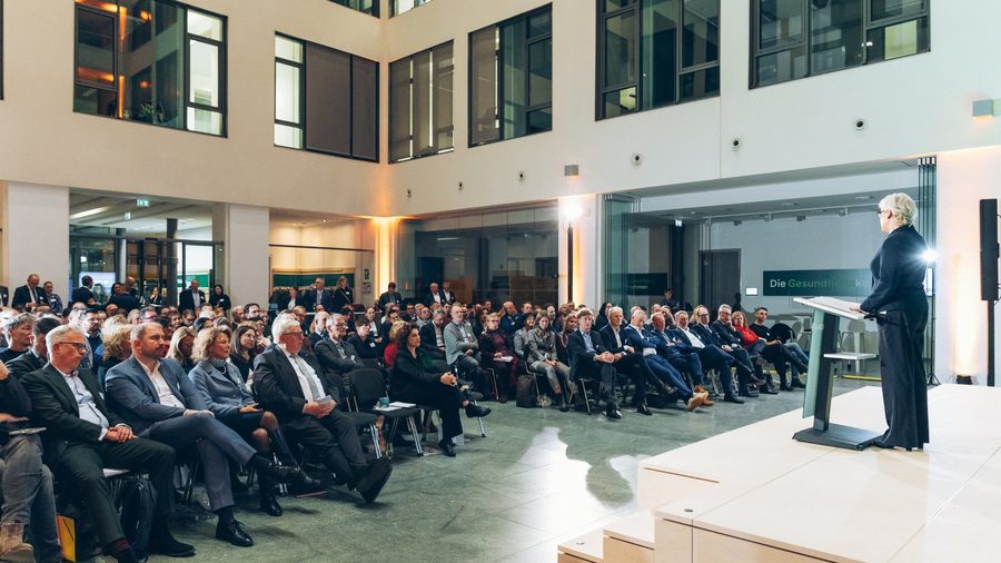 Simone Borchardt MdB bei einem Vor-Ort-Termin in Grevesmühlen